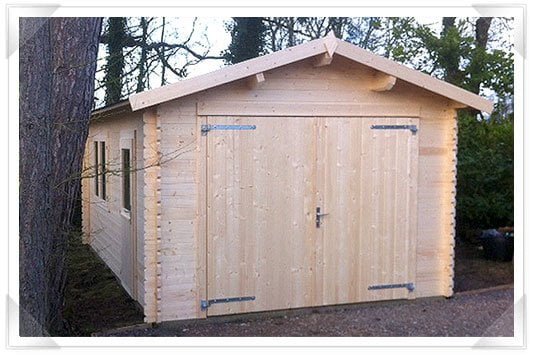 Eco 38 timber garage with free felt roofing