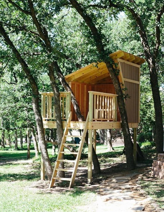 If you decide to build a treehouse, do it properly