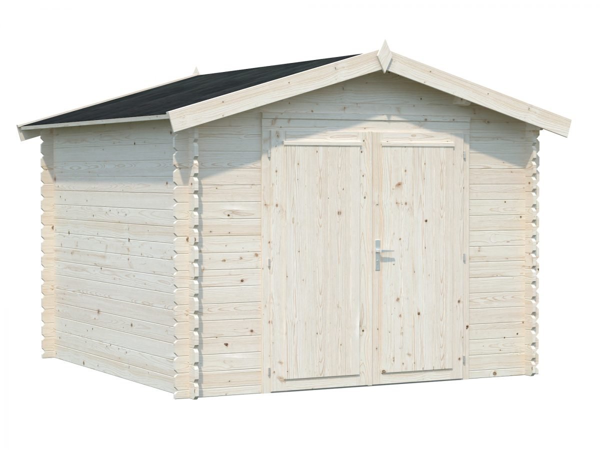 ralf 7.3 sqm sturdy compact timber garden shed