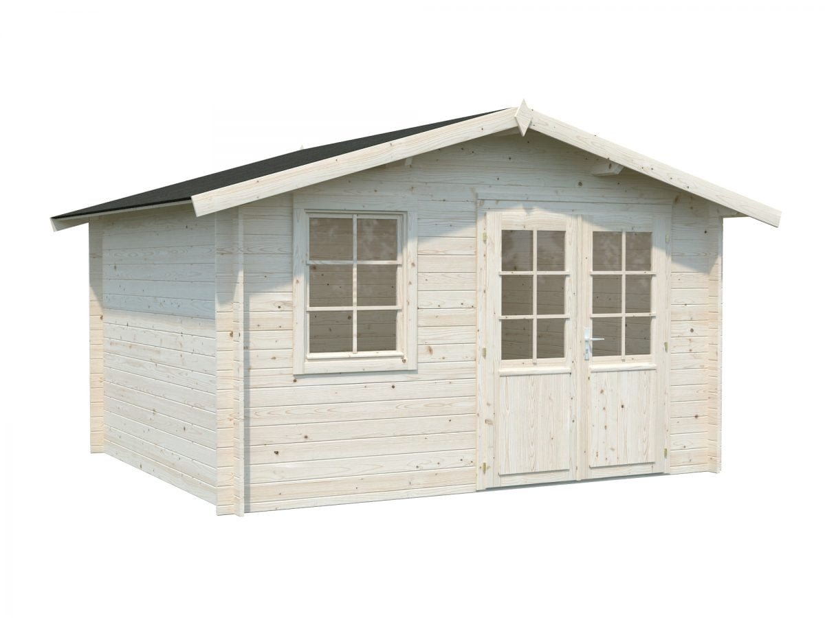 Klara (10.4 sqm) compact garden log cabin - GardenLife Log Cabins