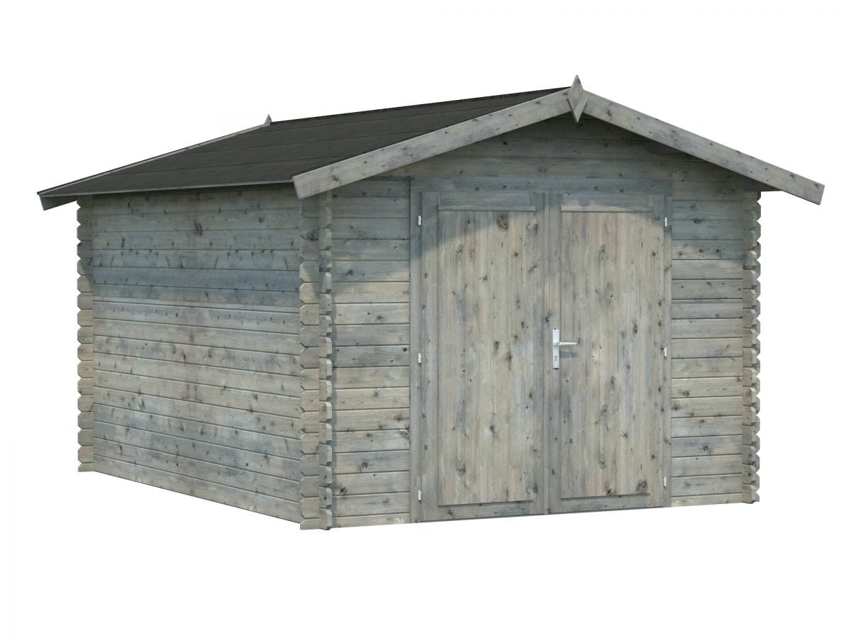 ralf 9.6 sqm large heavy duty garden shed - gardenlife