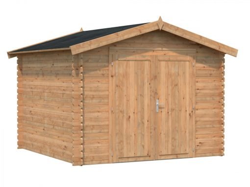 ralf 7.3 sqm sturdy compact timber garden shed