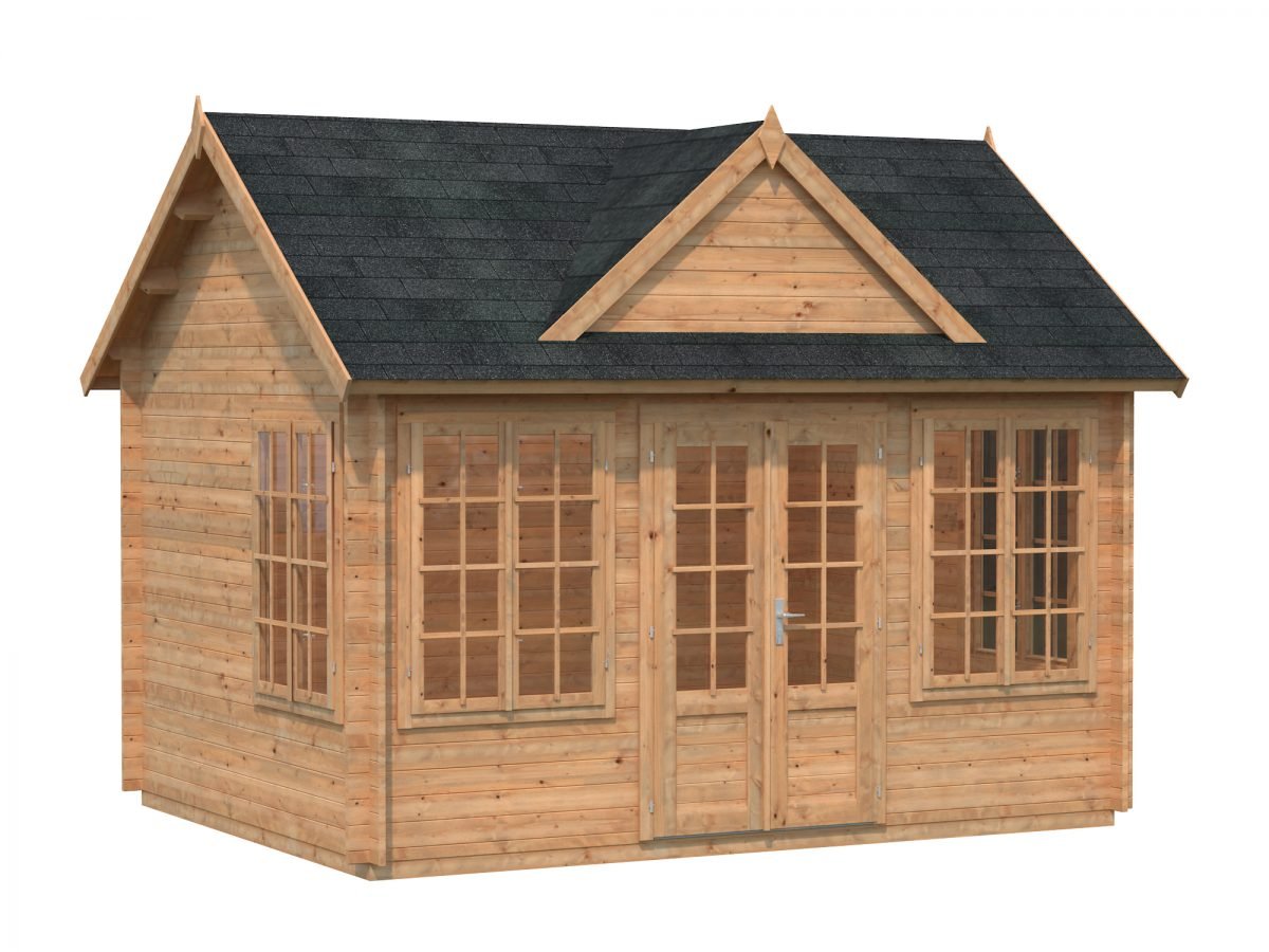 Claudia (11.5 sqm) clockhouse style summer house