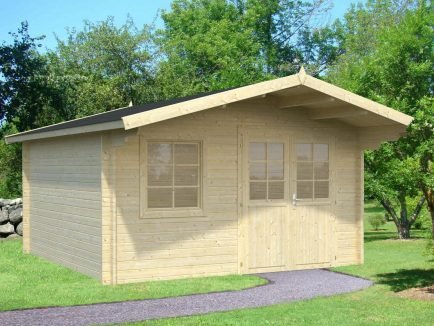 Britta (22.3 sqm) extra large garden log cabin - GardenLife Log Cabins