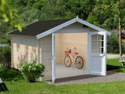 Lotta (10.0 sqm) spacious garden storage cabin