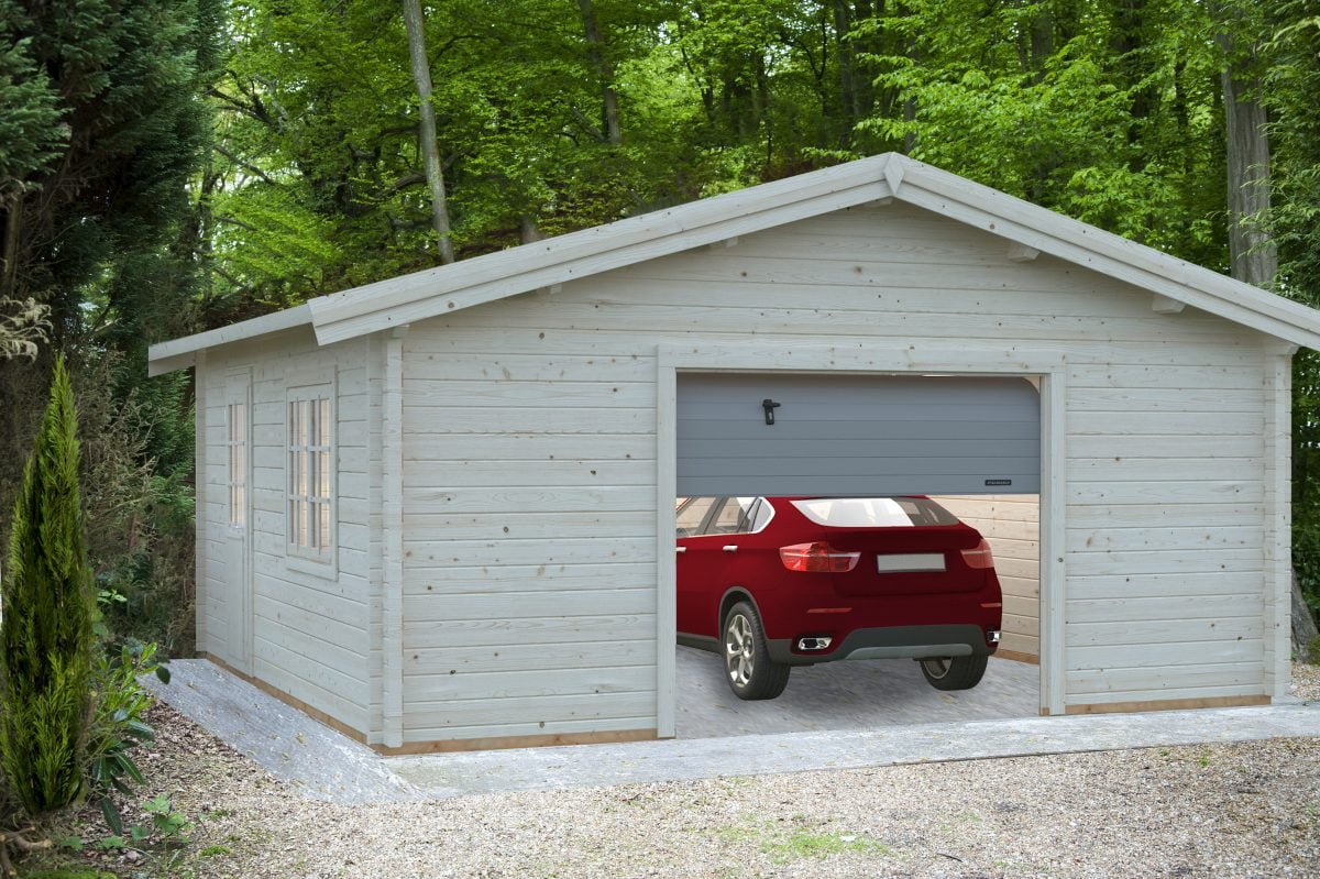 Roger (27.7 sqm) large heavy duty timber single garage