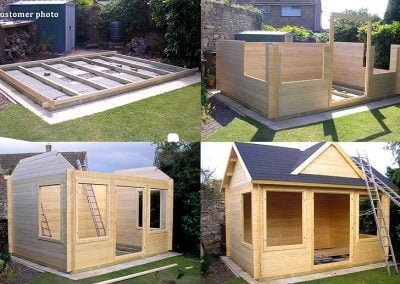 Claudia (11.5 sqm) clockhouse style summer house