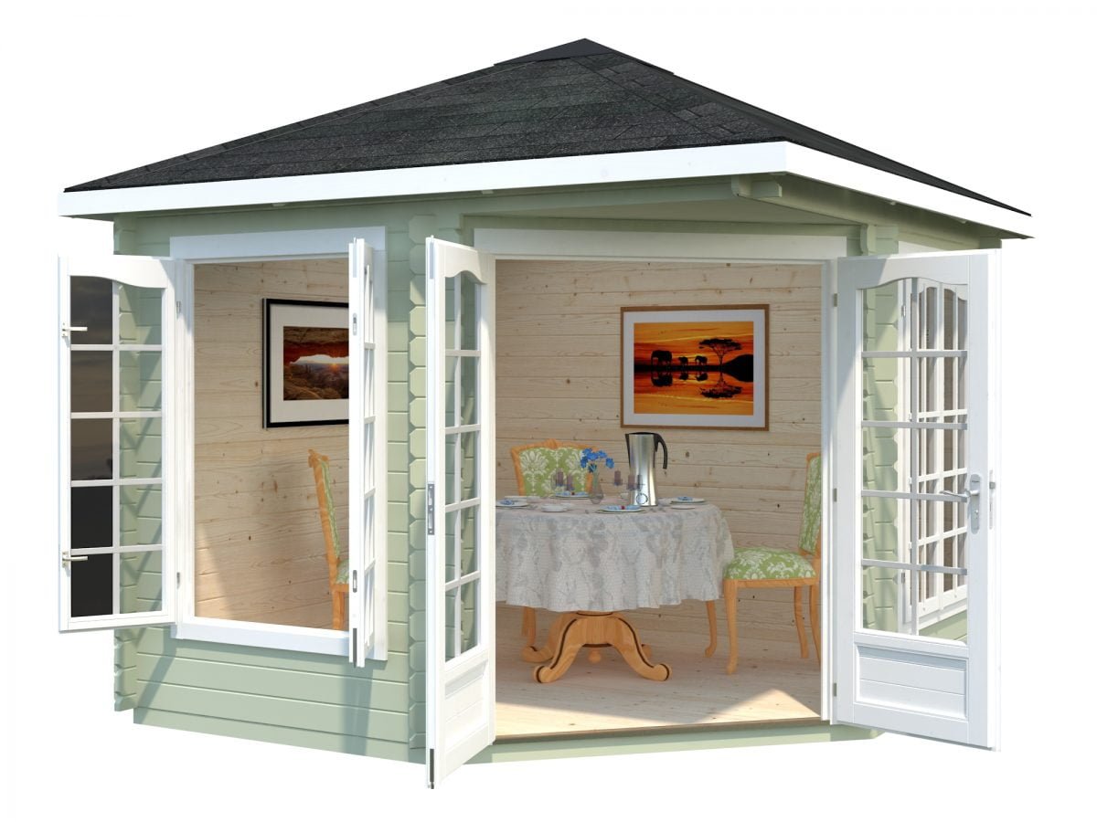 Melanie (6.8 sqm) compact corner summer house