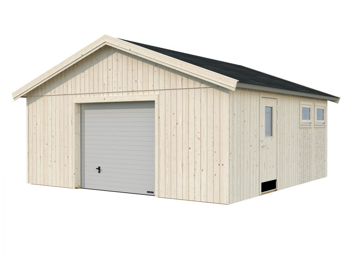 Andre (28.5 sqm) large self-build timber single garage