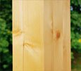 Strong posts made with laminated wood